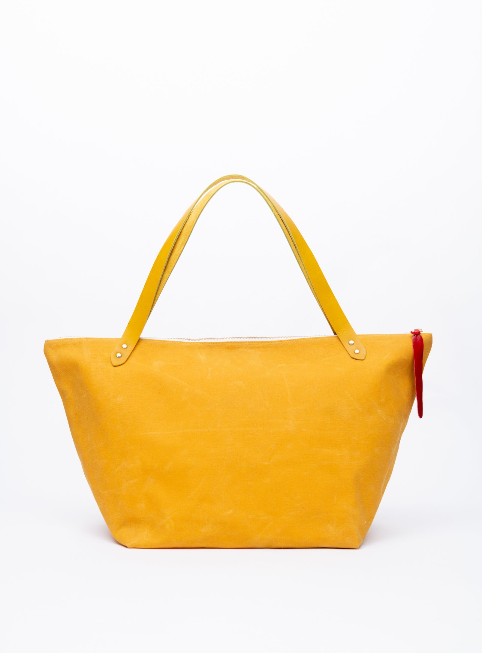 Sac de voyage en coton ciré et cuir modèle FRONTENAC