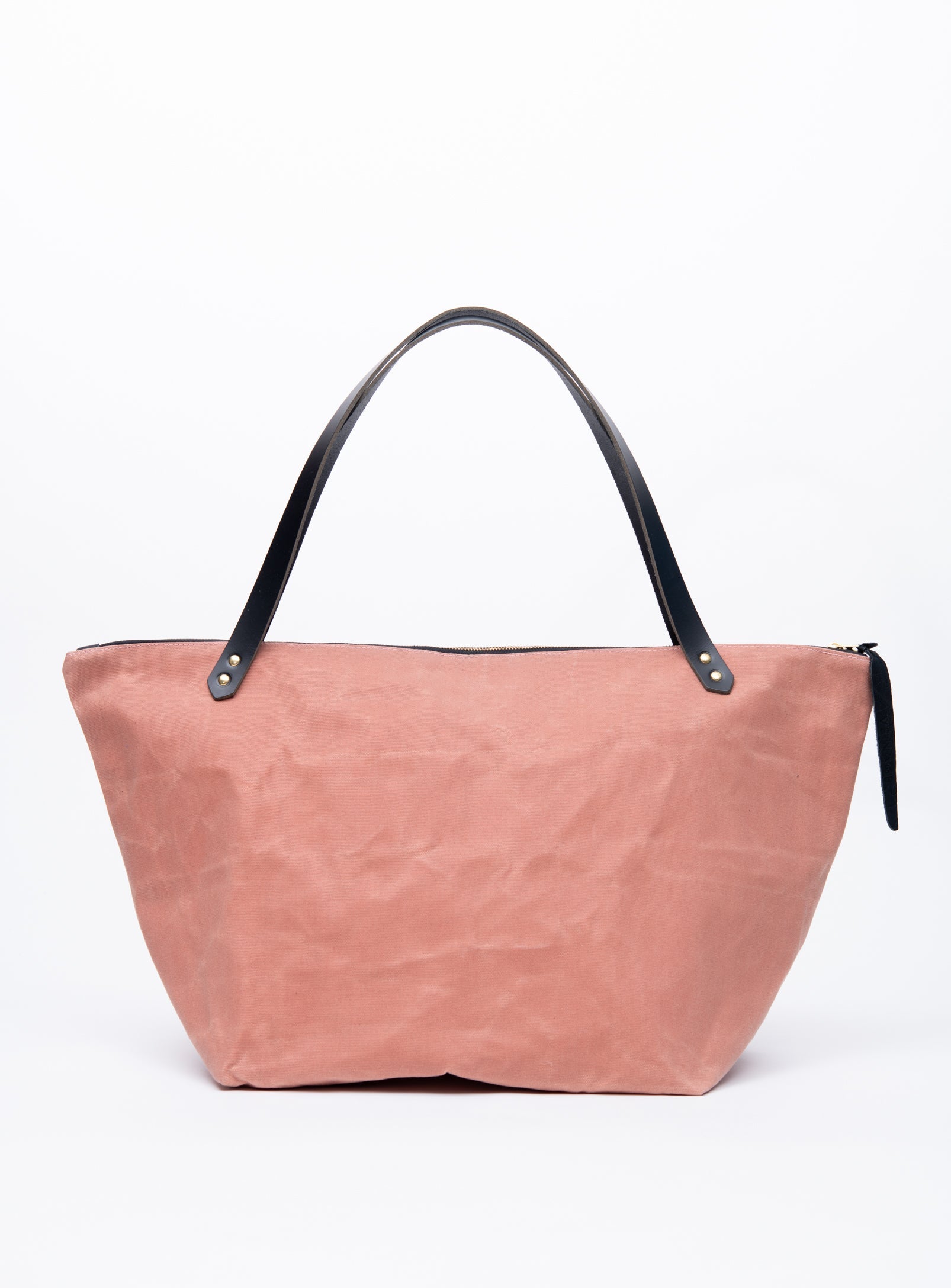 Sac de voyage en coton ciré et cuir modèle FRONTENAC