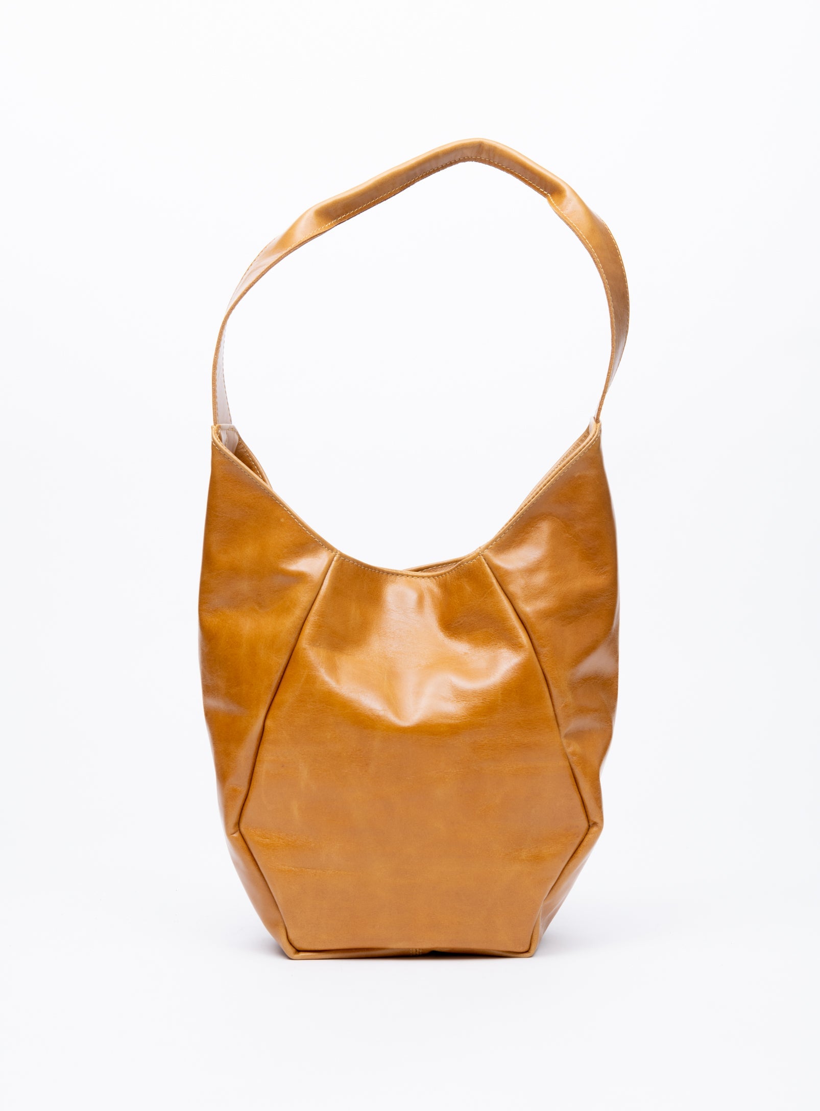 Sac cabas géométrique en cuir modèle MONT-ROYAL