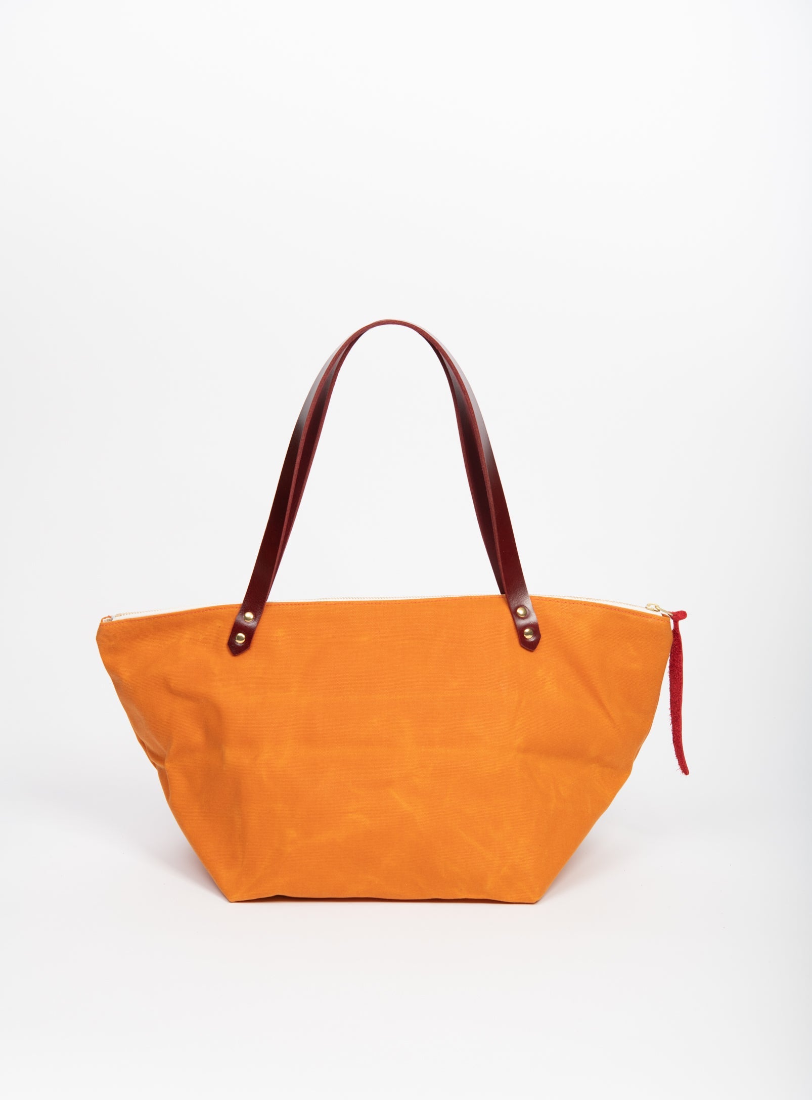 Sac de voyage en coton ciré et cuir modèle FRONTENAC