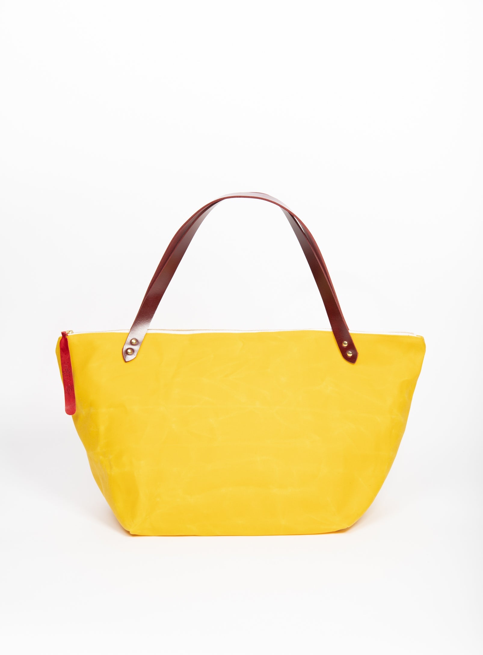 Sac de voyage en coton ciré et cuir modèle FRONTENAC
