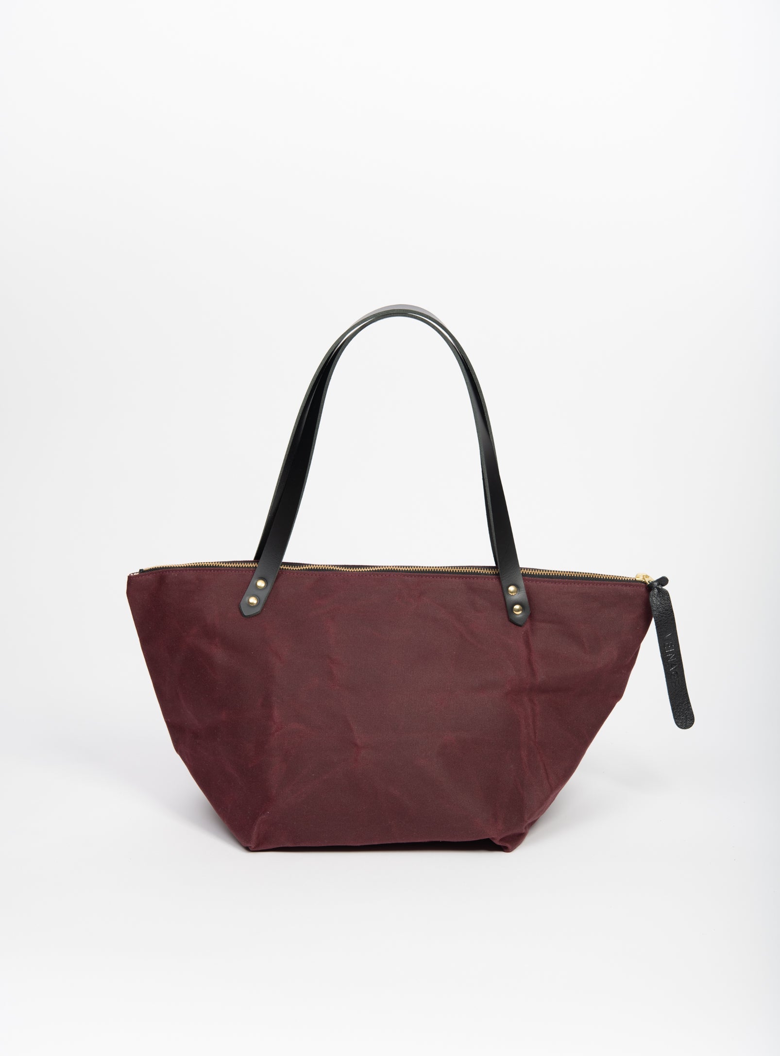 Sac de voyage en coton ciré et cuir modèle FRONTENAC