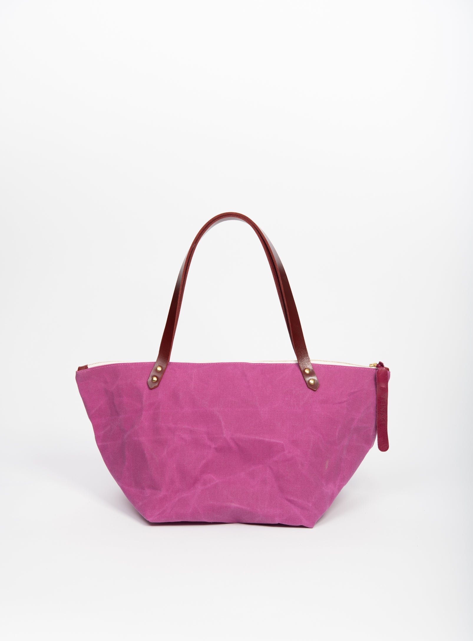 Sac de voyage en coton ciré et cuir modèle FRONTENAC