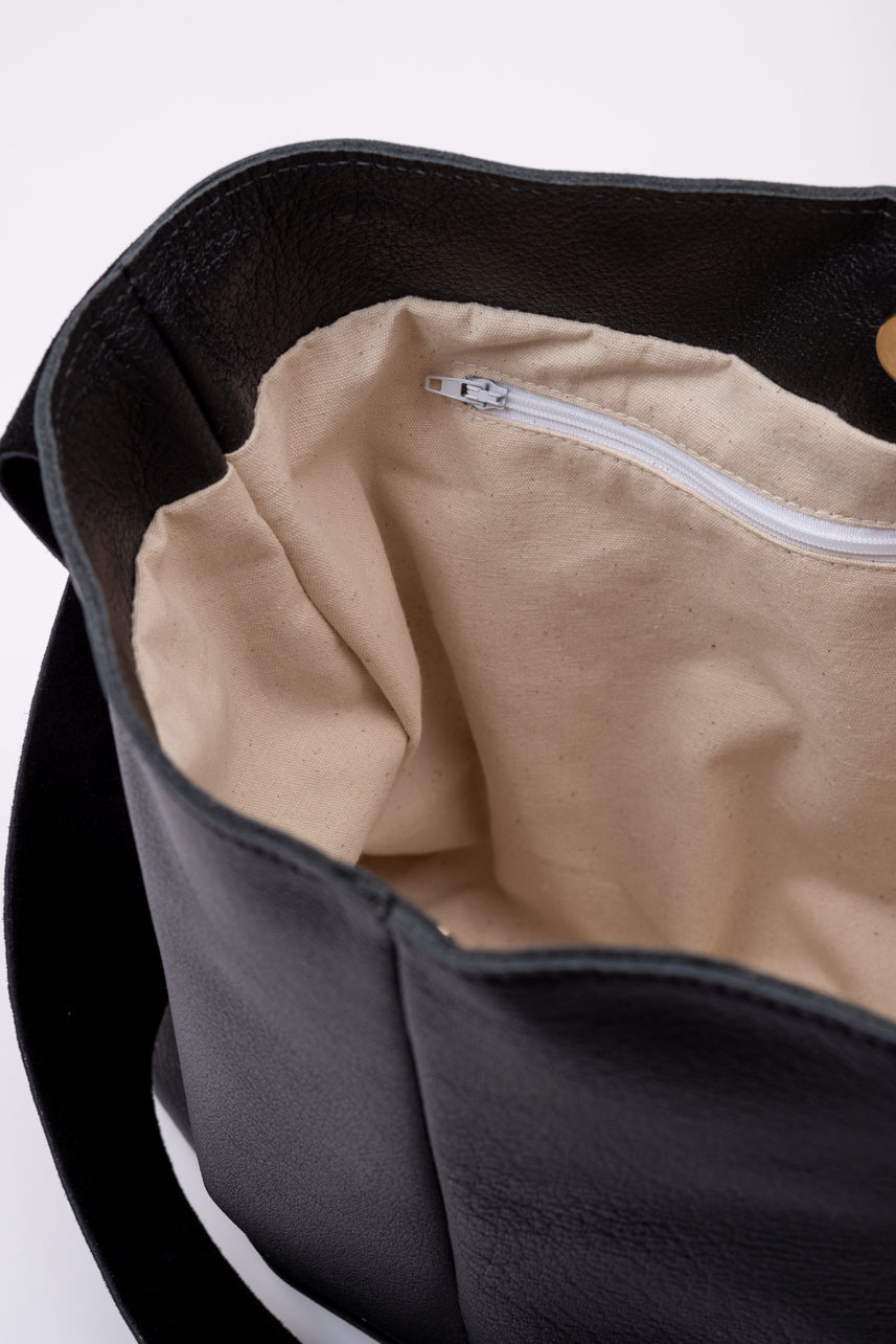 Sac cabas en cuir modèle QUADRATO