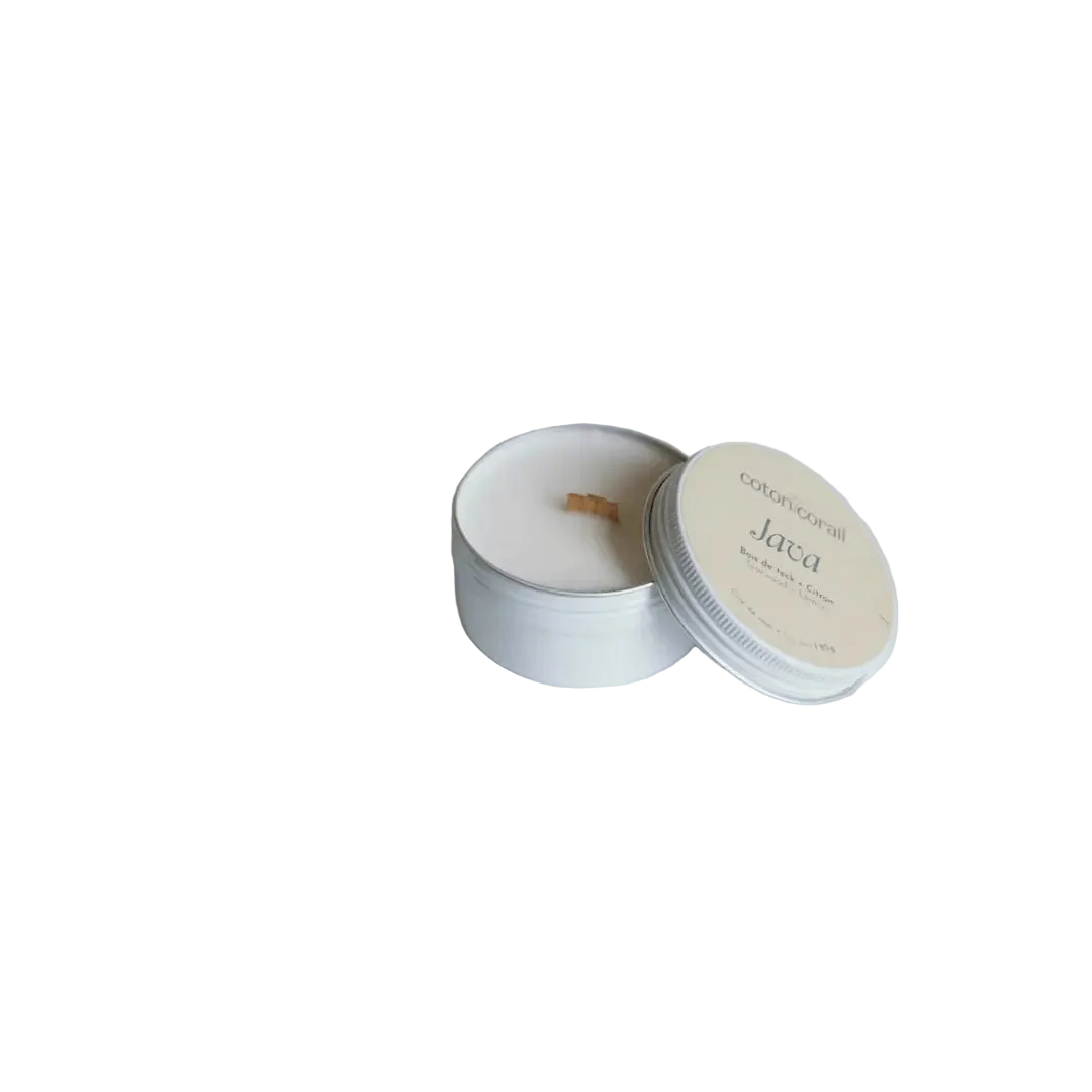 Travel Size Java | Teak Wood + Lemon