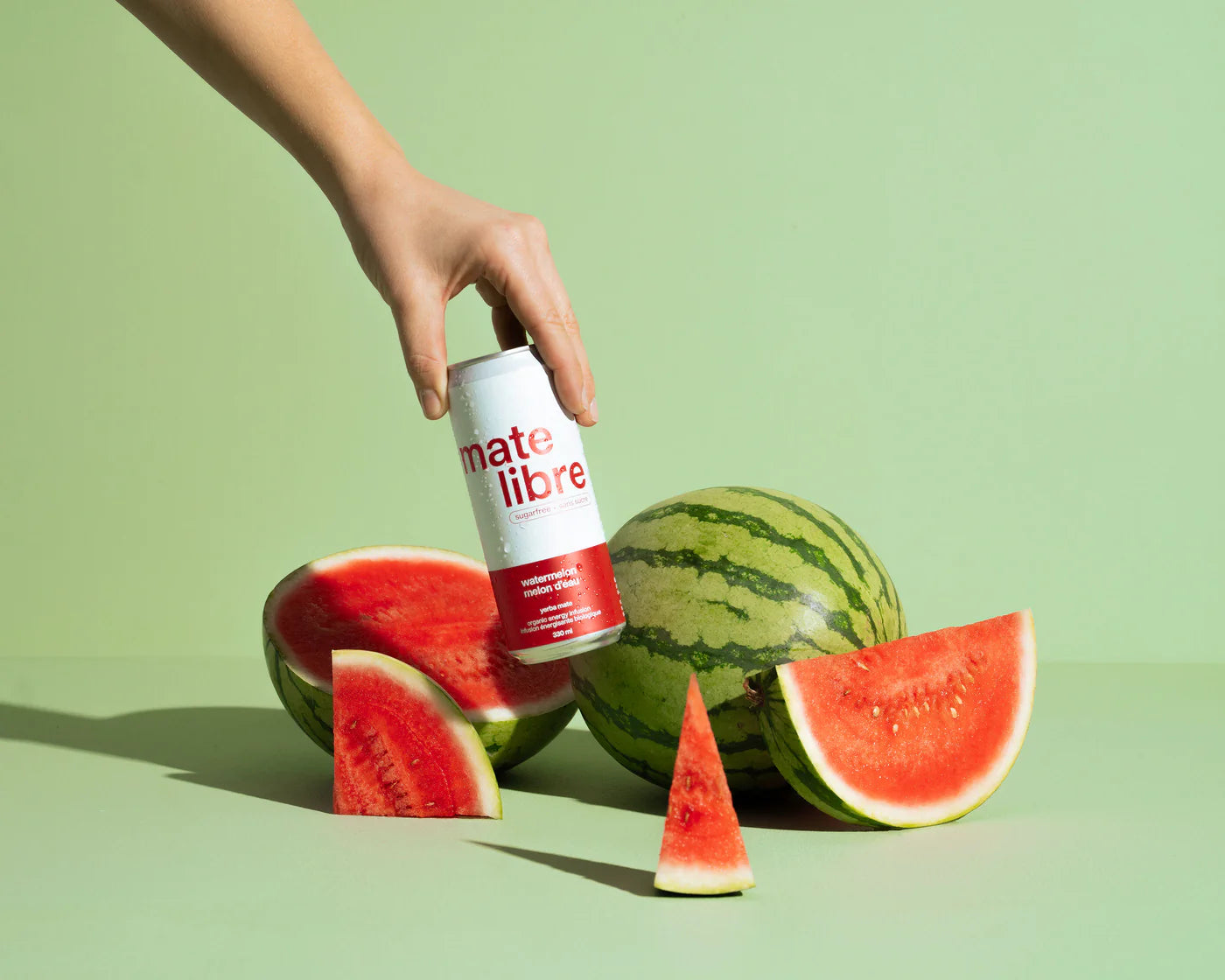 Boisson d'infusion énergisante Yerba Maté - Melon d'eau (zéro sucre)