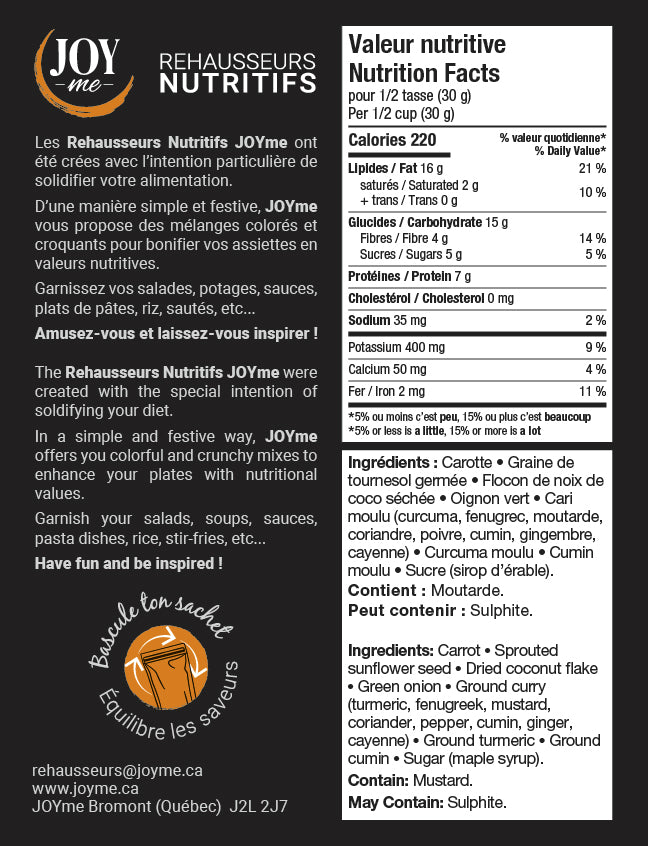 Mélange de rehausseurs nutritifs - 5C 120g