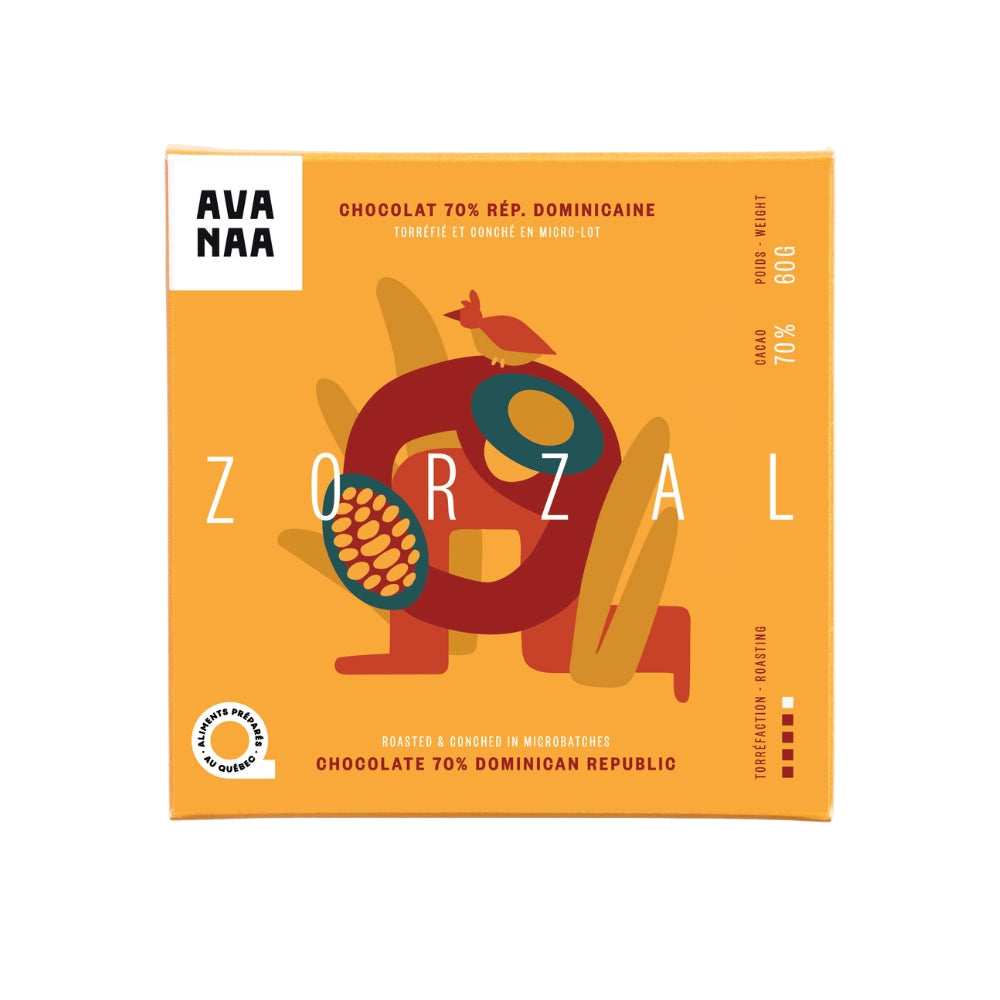 Tablette de chocolat - Zorzal 70%