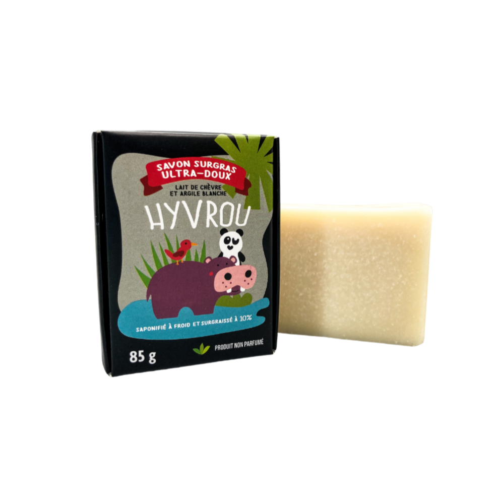 HYVROU - Body soap for children - Goat's milk and white clay