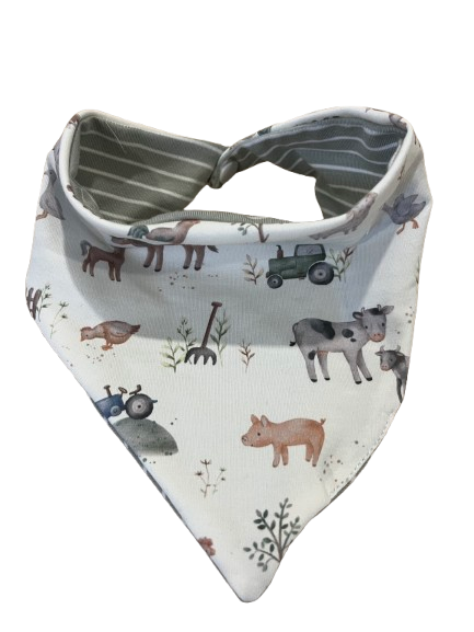 Bandana à motifs de ferme