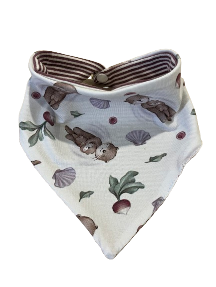 Bandana à motifs de loutres et radis