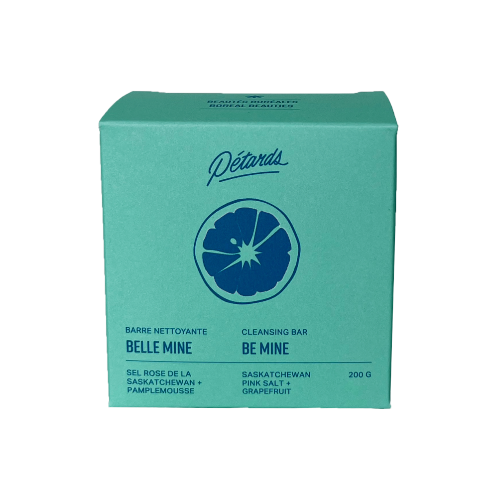 Barre nettoyante Belle Mine - Pamplemousse + Sel rose de la Saskatchewan