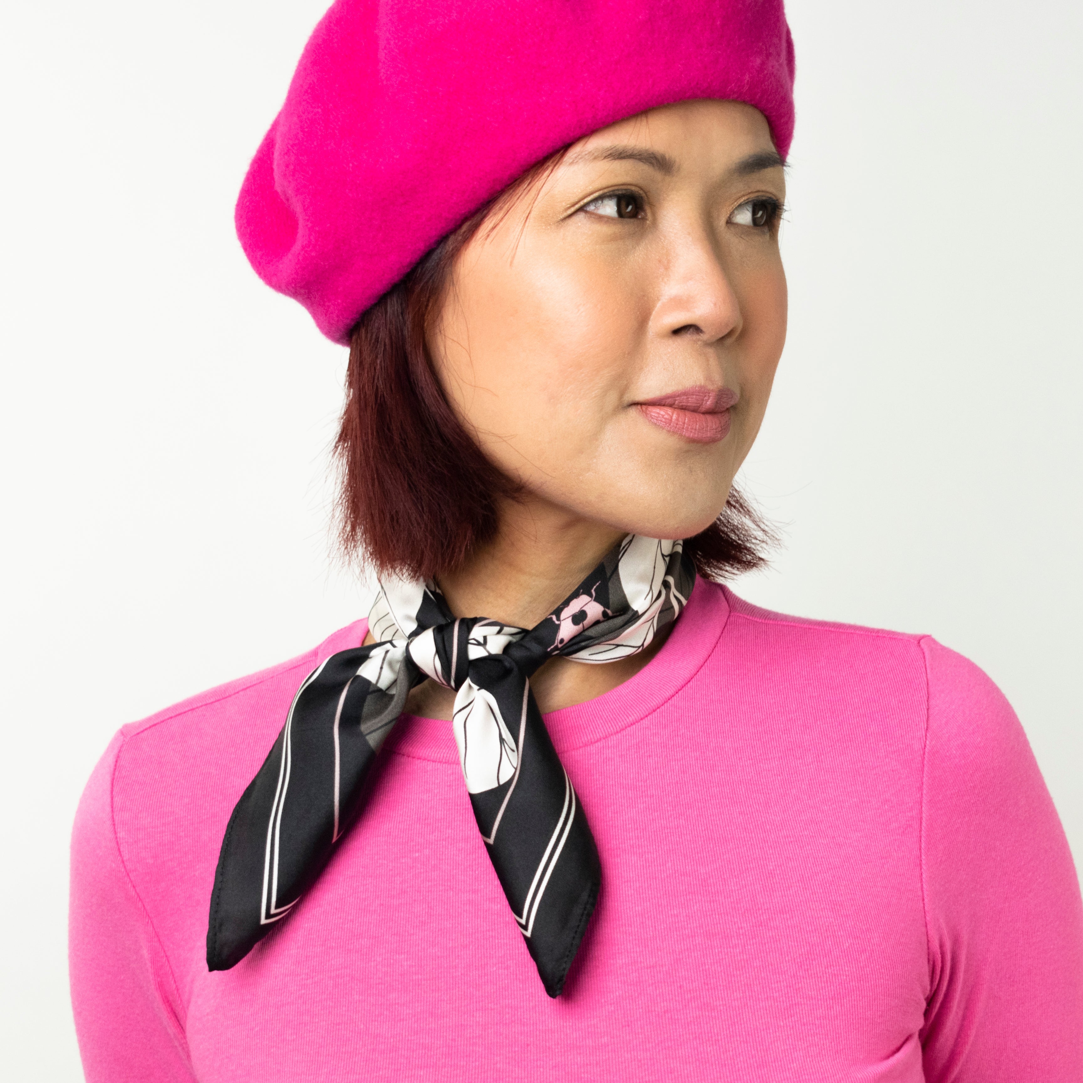 Petit foulard Figue Noire