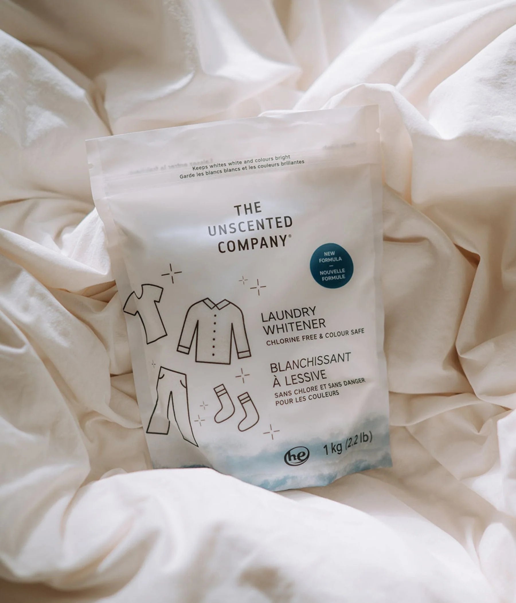 Blanchissant & éclaircissant à lessive naturel