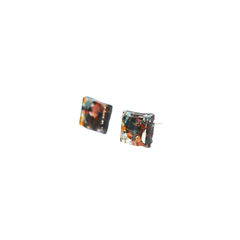 Boucle d'oreille à motif | Choisissez votre couleur