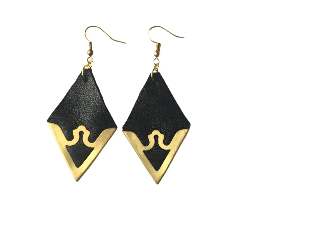 Boucles d'oreilles à pointe en laiton - Sultry
