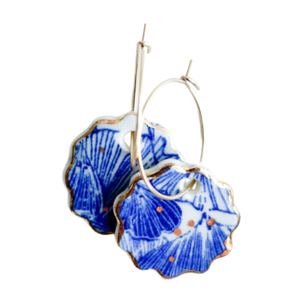 Boucles d'oreilles en céramique - WAM 0008