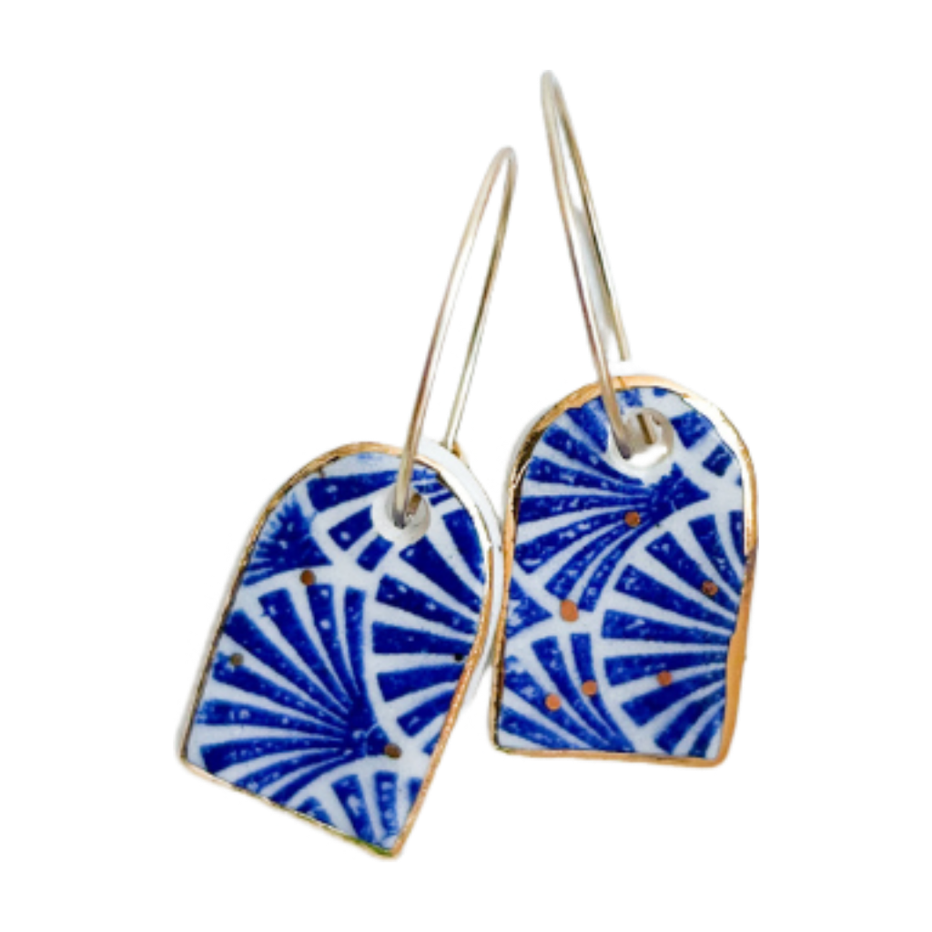 Boucles d'oreilles en céramique - WAM 0009