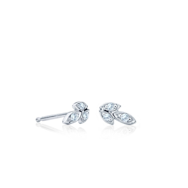 Boucles d'oreilles Florence à diamants