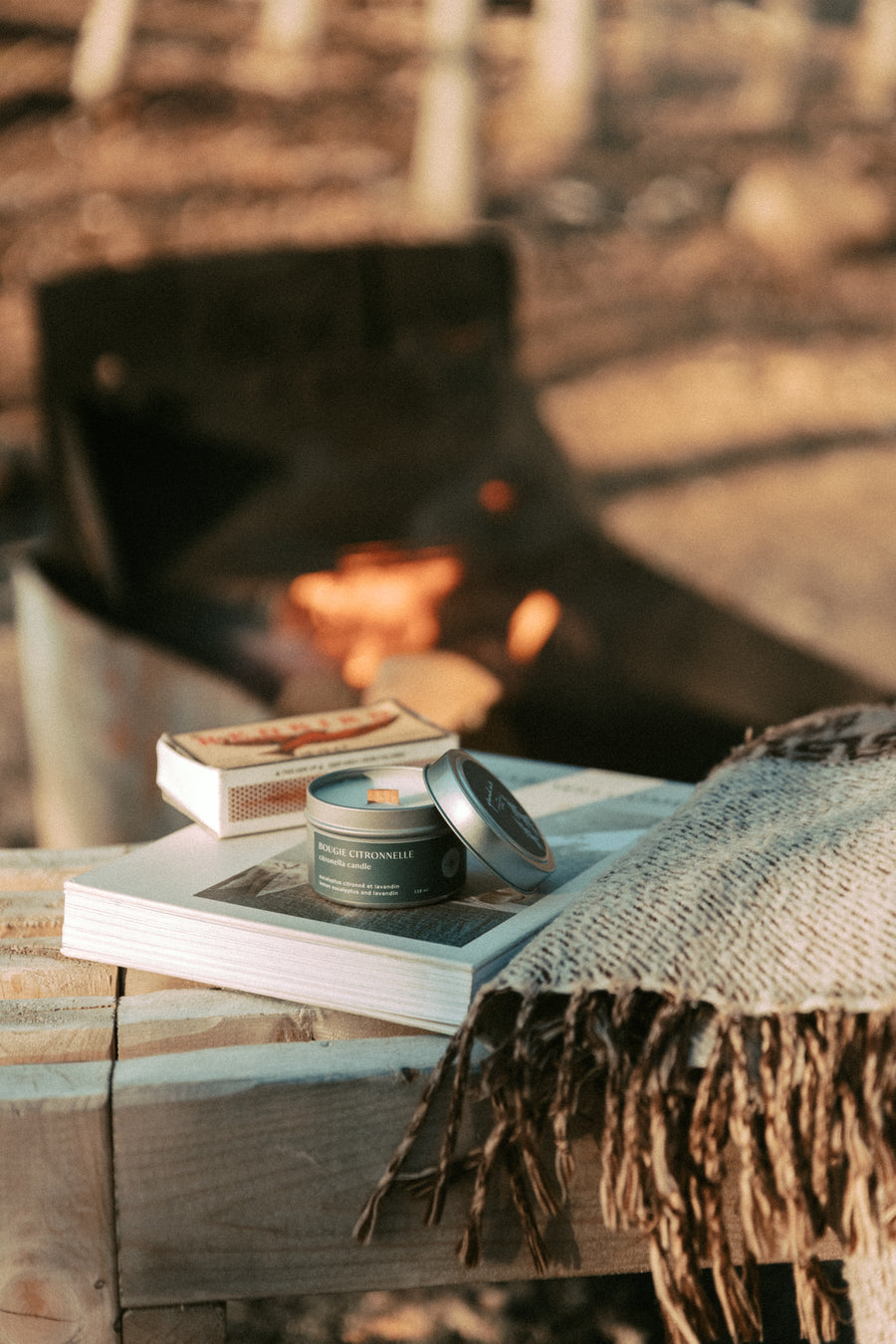 Bougie à la citronnelle