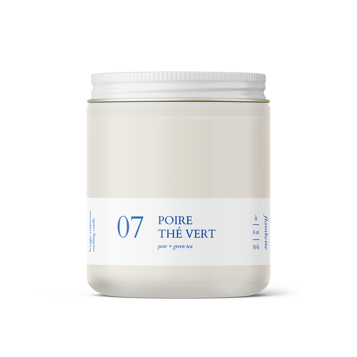 Bougie crépitante - Poire + Thé Vert