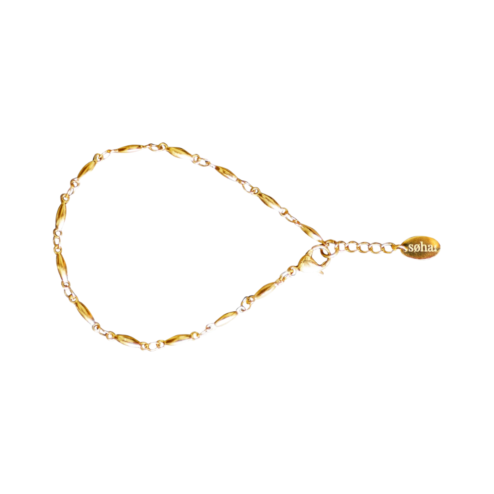 Bracelet en chaîne en acier inoxydable - Mahalia