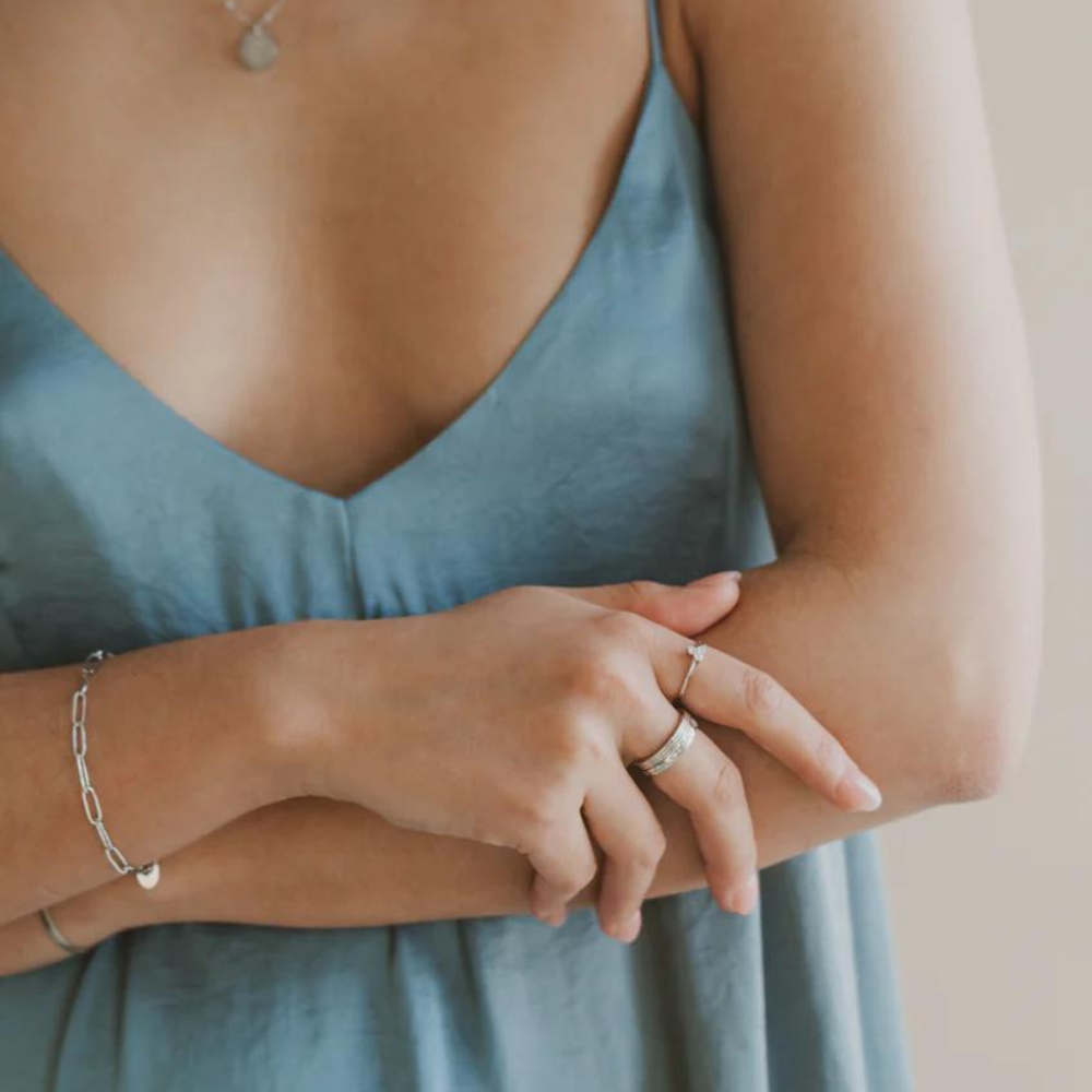 Bracelet en chaîne en acier inoxydable - Zaya
