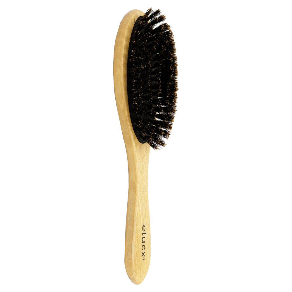 Brosse de cheveux en poils de sanglier