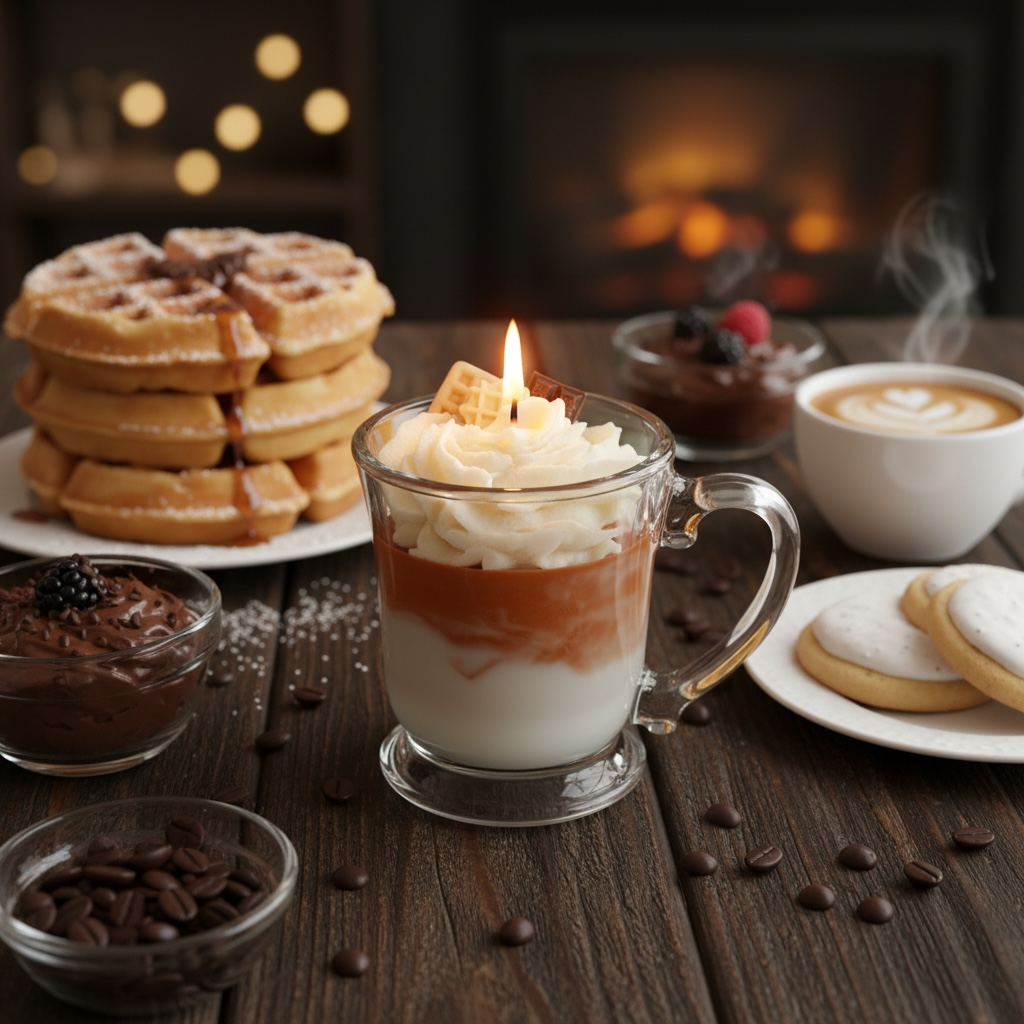 Latté au caramel
