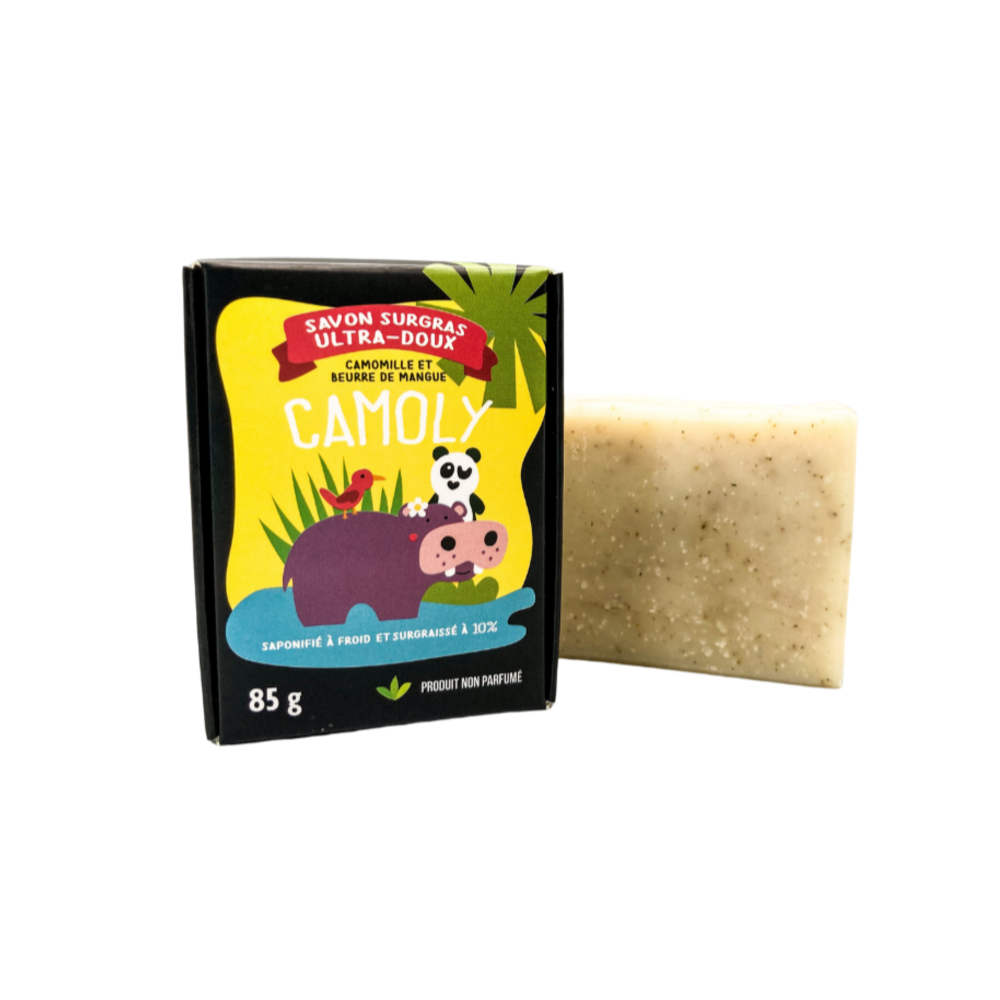 CAMOLY - Savon pour le corps pour enfant - Camomille et beurre de mangue
