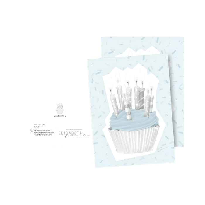 Carte de souhaits - Cupcake