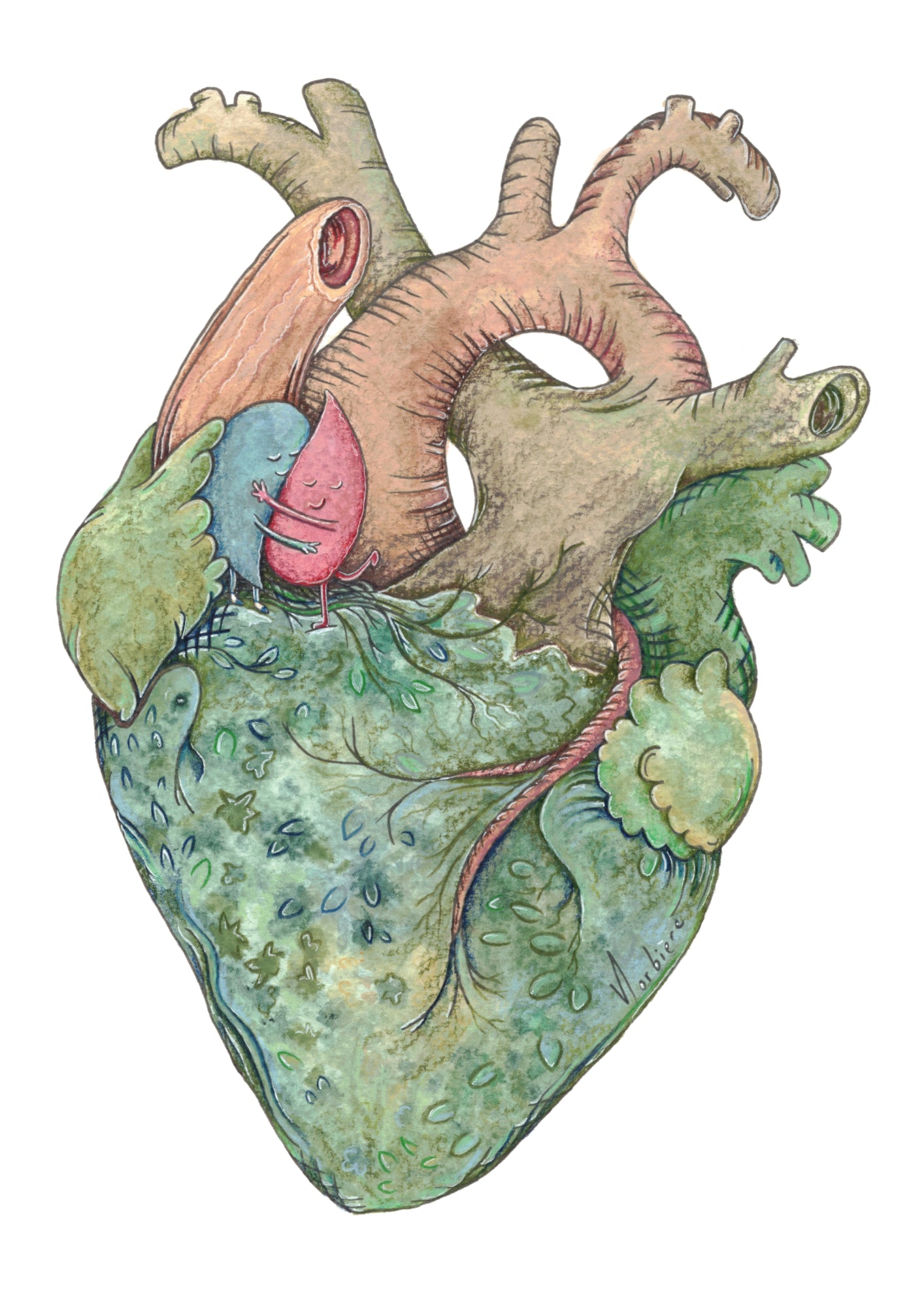 Carte de souhait- Art Terre