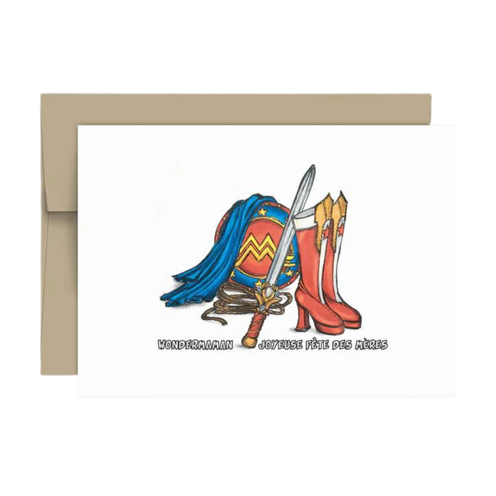 Carte de souhaits - Fête des mères - Wondermaman