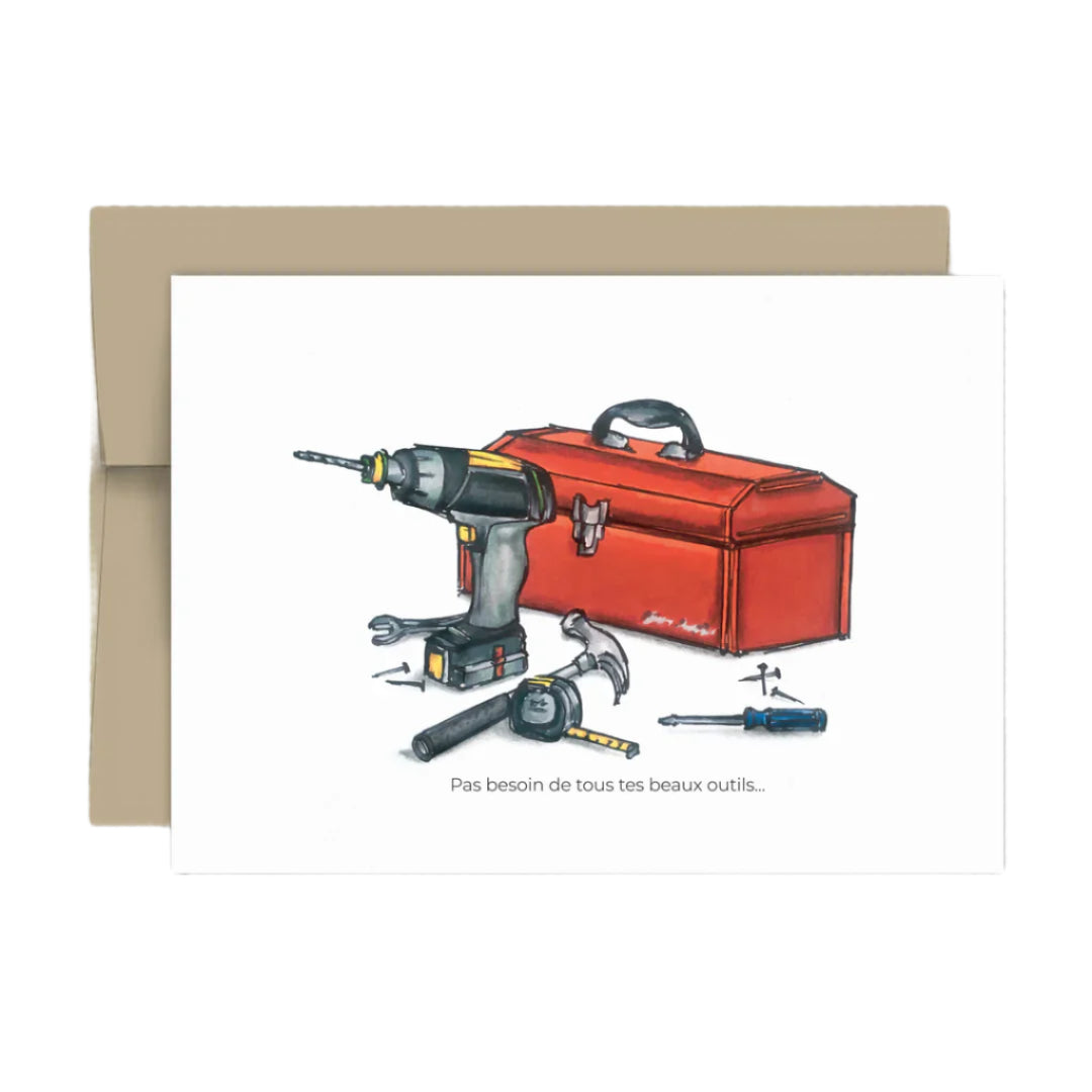 Carte de souhaits - Outils