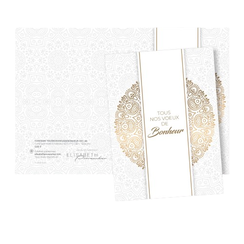 Carte de souhaits - Tous nos vœux de Bonheur