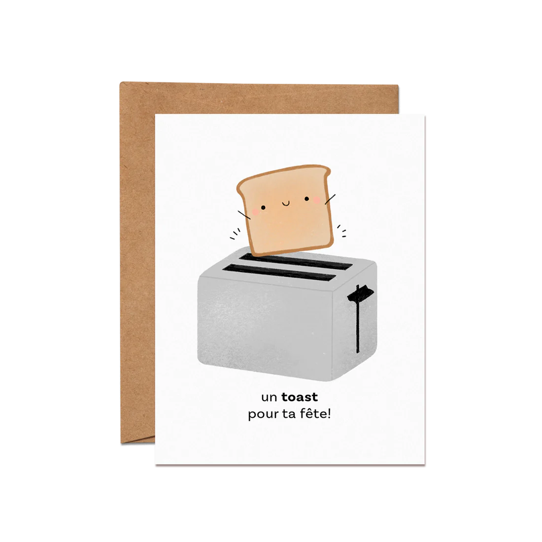 Carte de souhaits - Un toast pour ta fête
