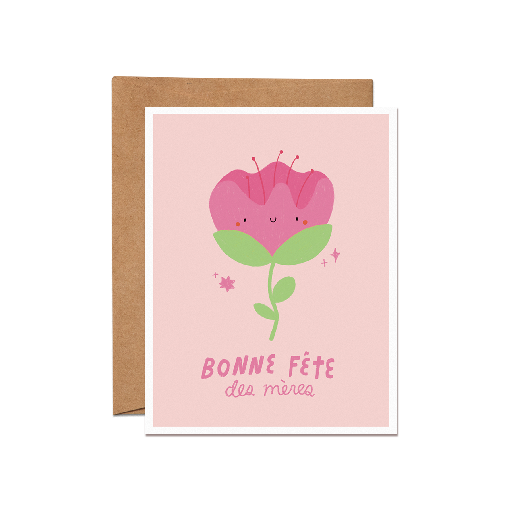 Carte fêtes des Mères - Tulipe (Bonne fête des Mères)