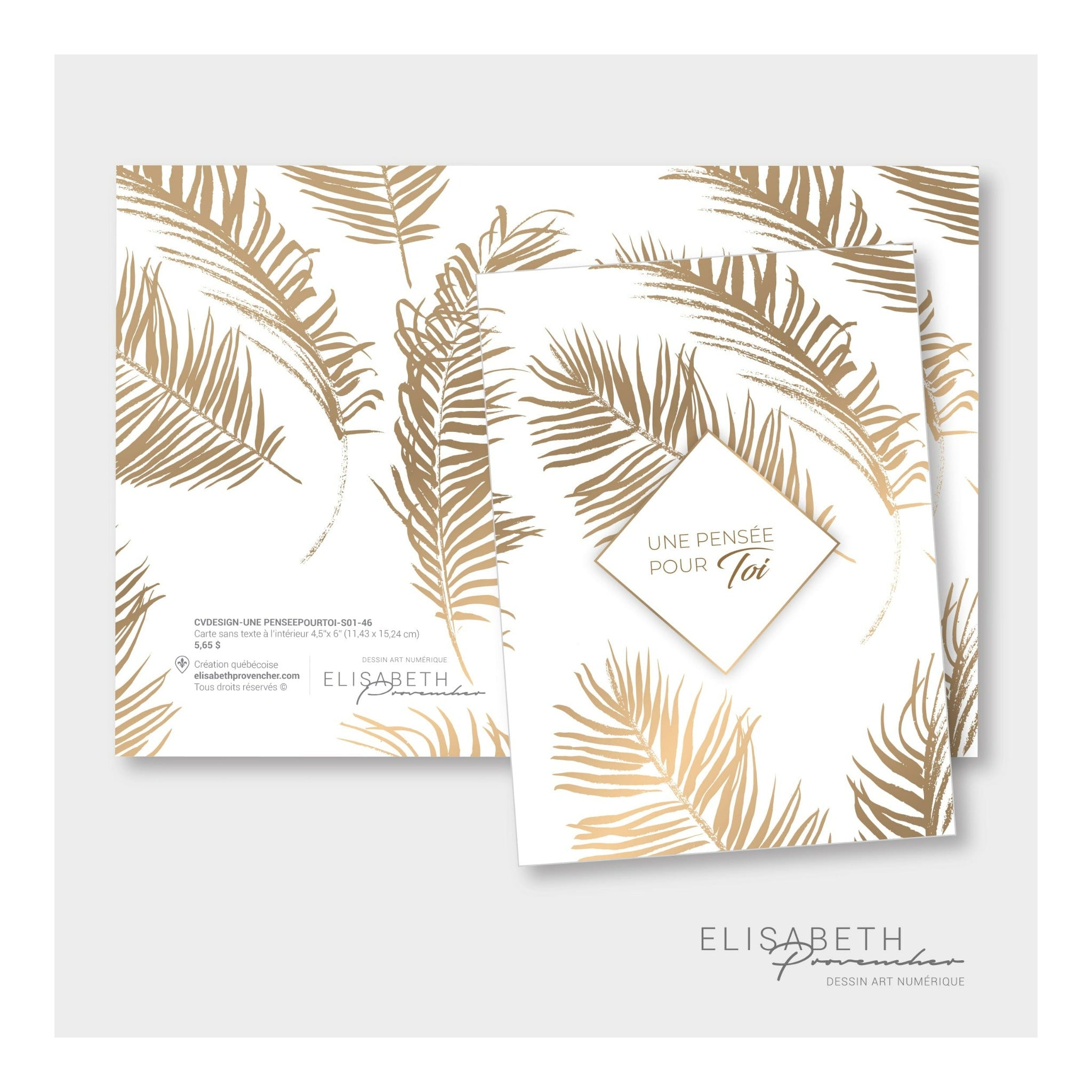 Greeting card - A thought for you