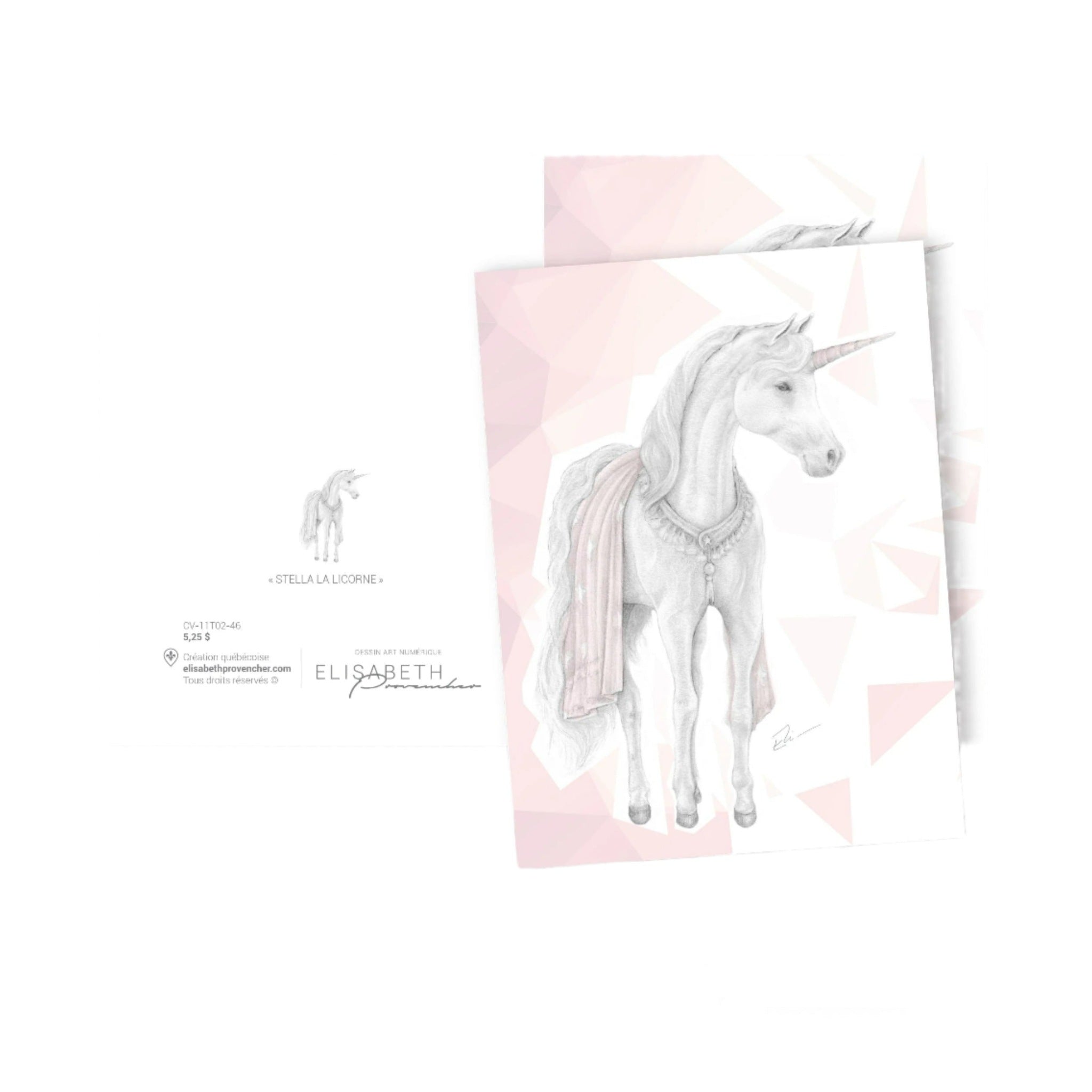 Greeting card - Stella the Unicorn 