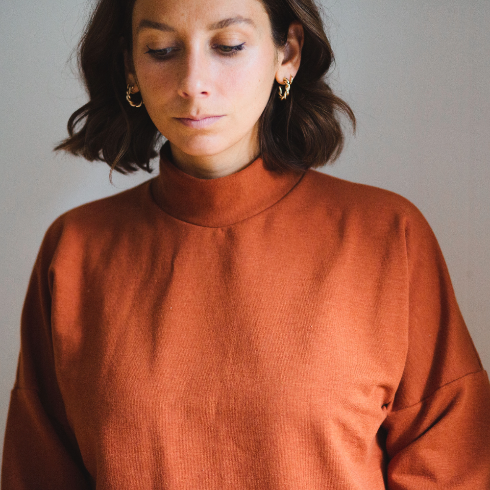 Chandail en Fleece - Gingembre