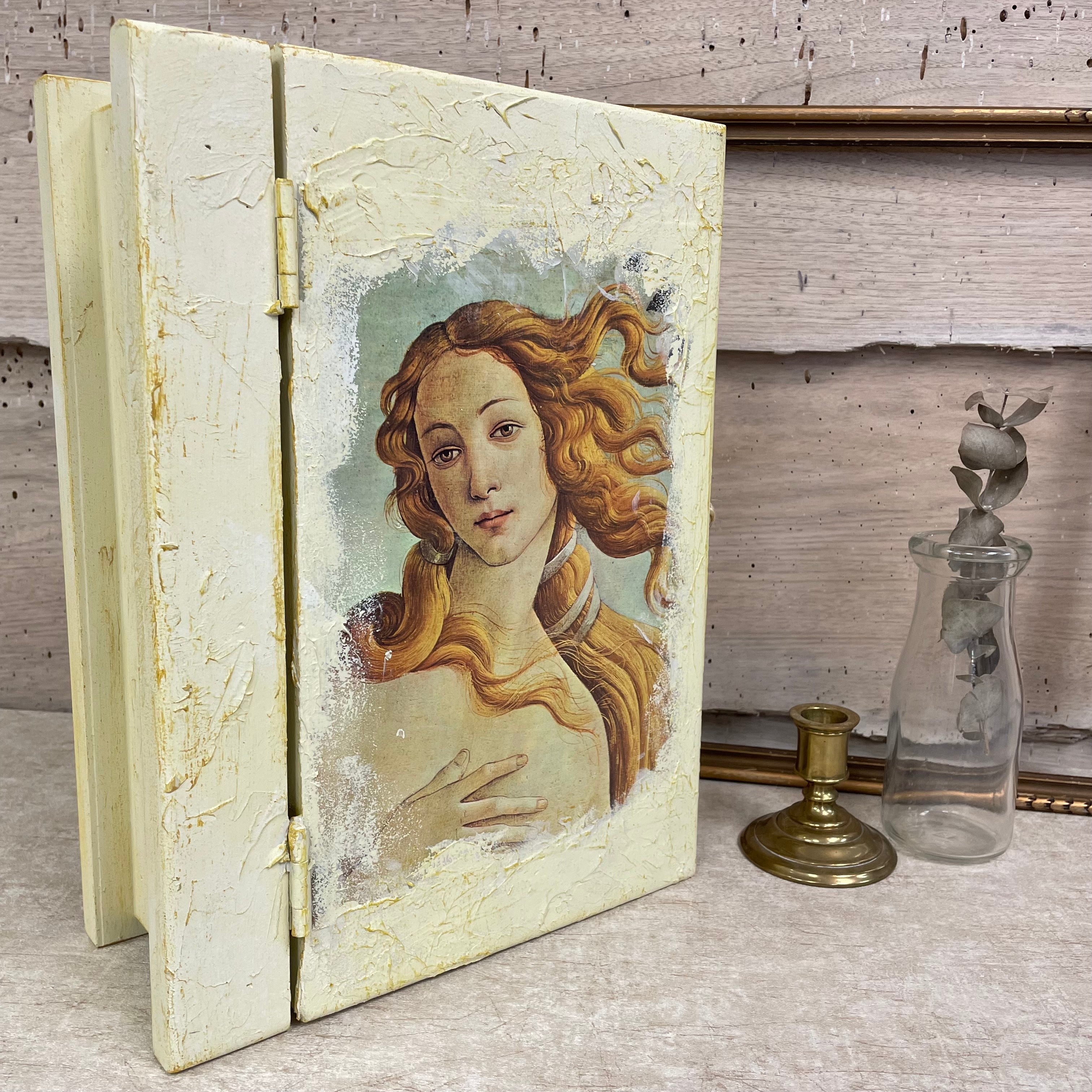 Petit coffre en bois (modèle livre blanc)