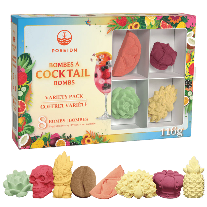 Coffret bombes à cocktail - Variete