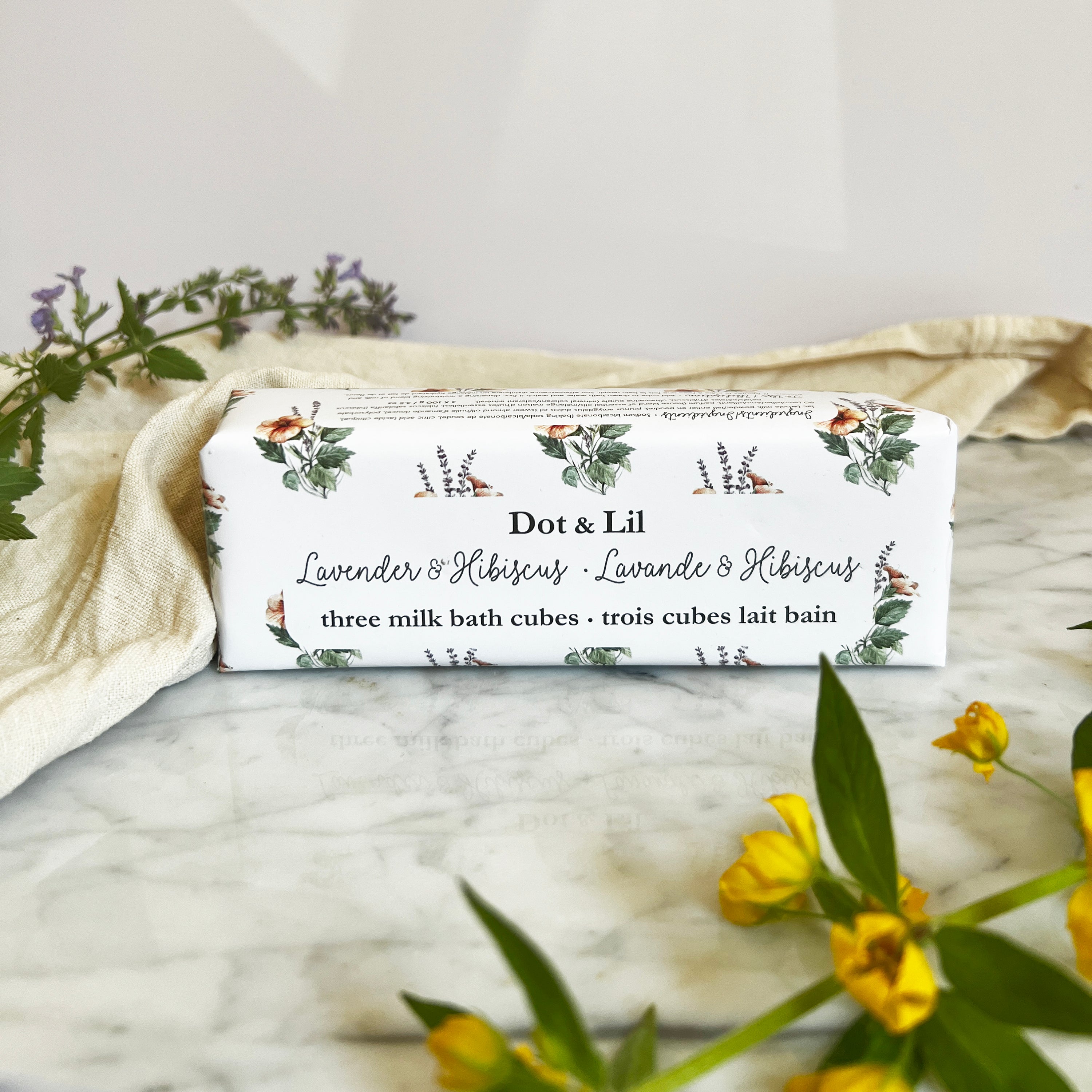 Coffret cadeau - Cube lait de bain effervescent | Choisissez votre fragrance