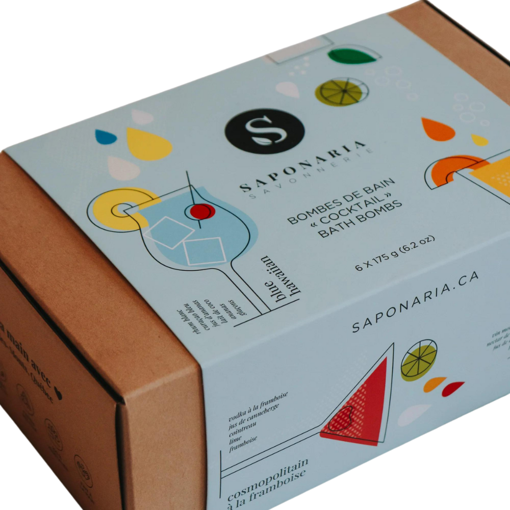 Coffret de bombes de bain - Cocktail