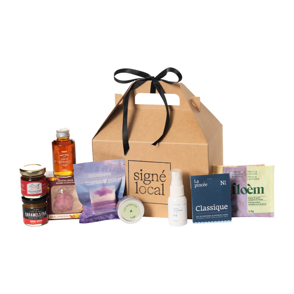 Coffret Les Meilleurs en Minis, coffret cadeau québécois de Signé Local
