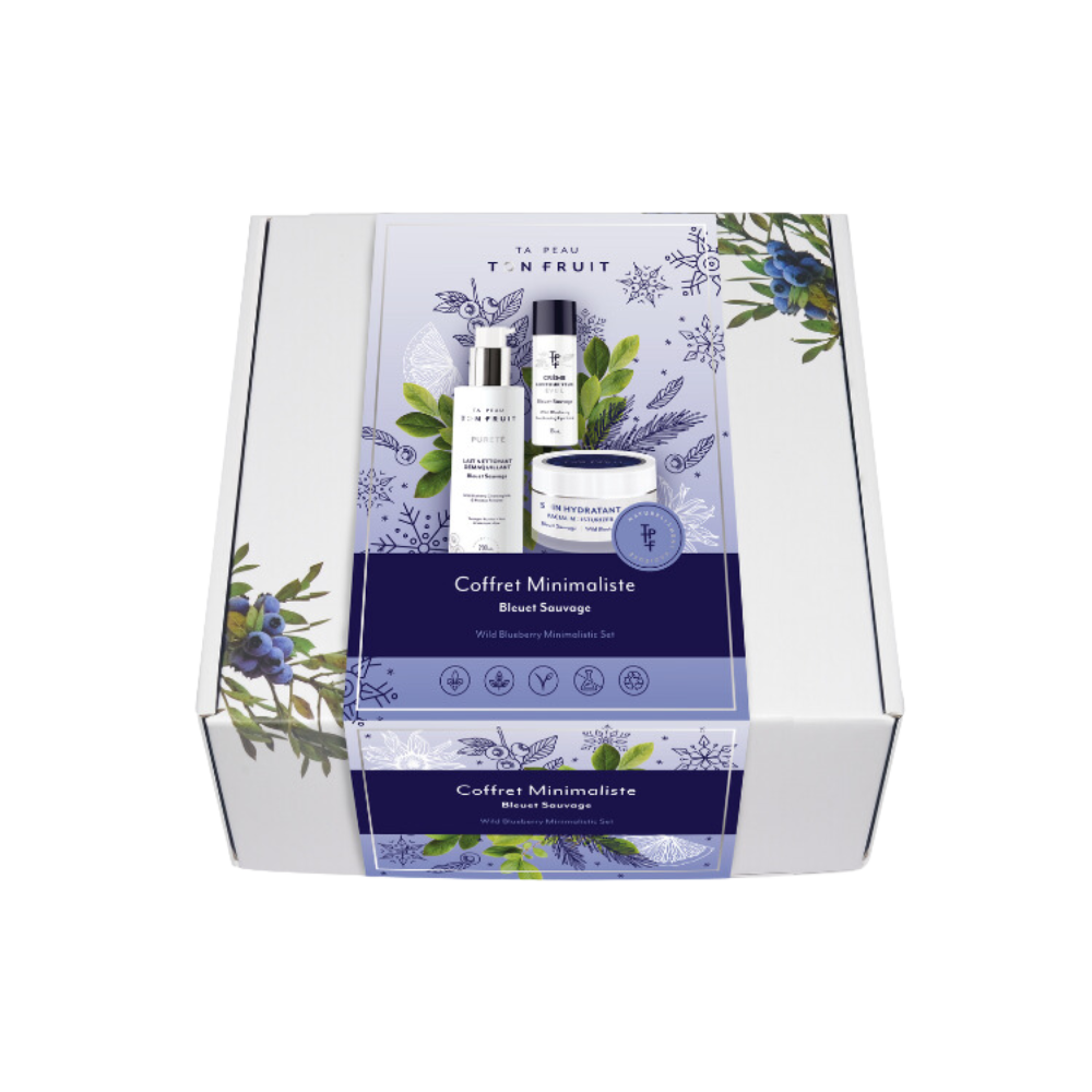 Coffret Minimaliste - Soins pour le visage aux bleuets sauvages
