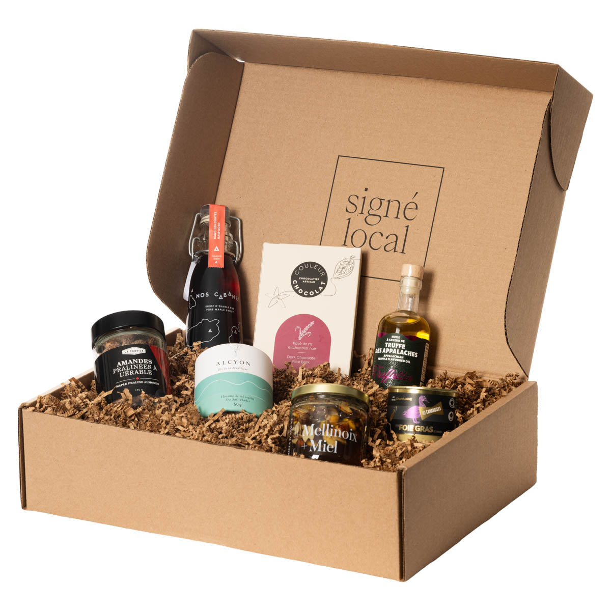 Coffret Prestige, coffret cadeau québécois de Signé Local