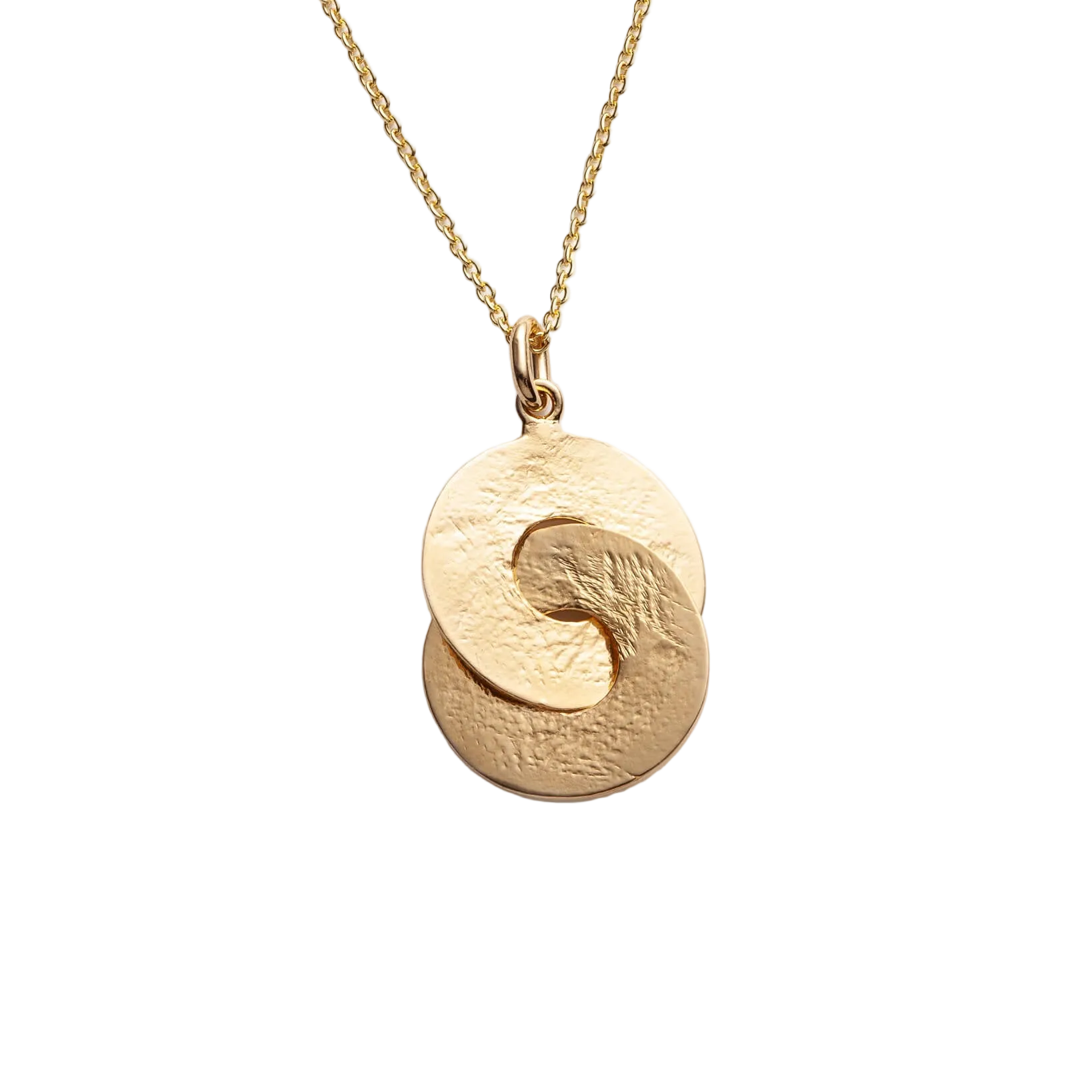 Leader - Chaîne et pendentif avec cercles entrelacés