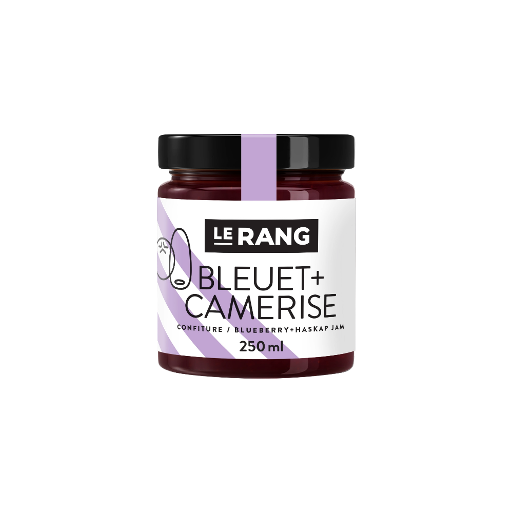 Confiture de bleuet et camerise
