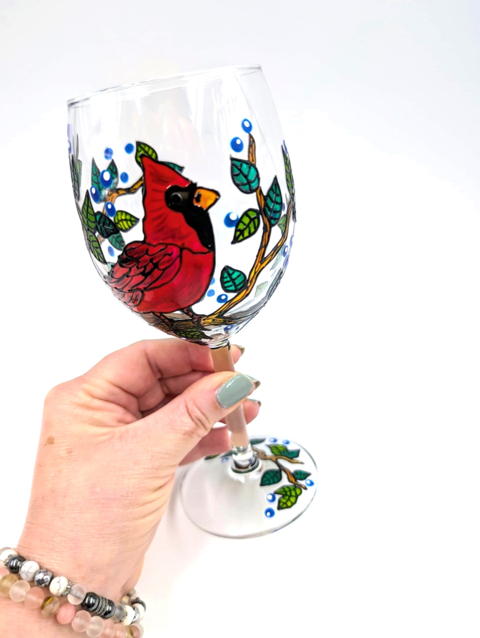Coupe à vin cardinal